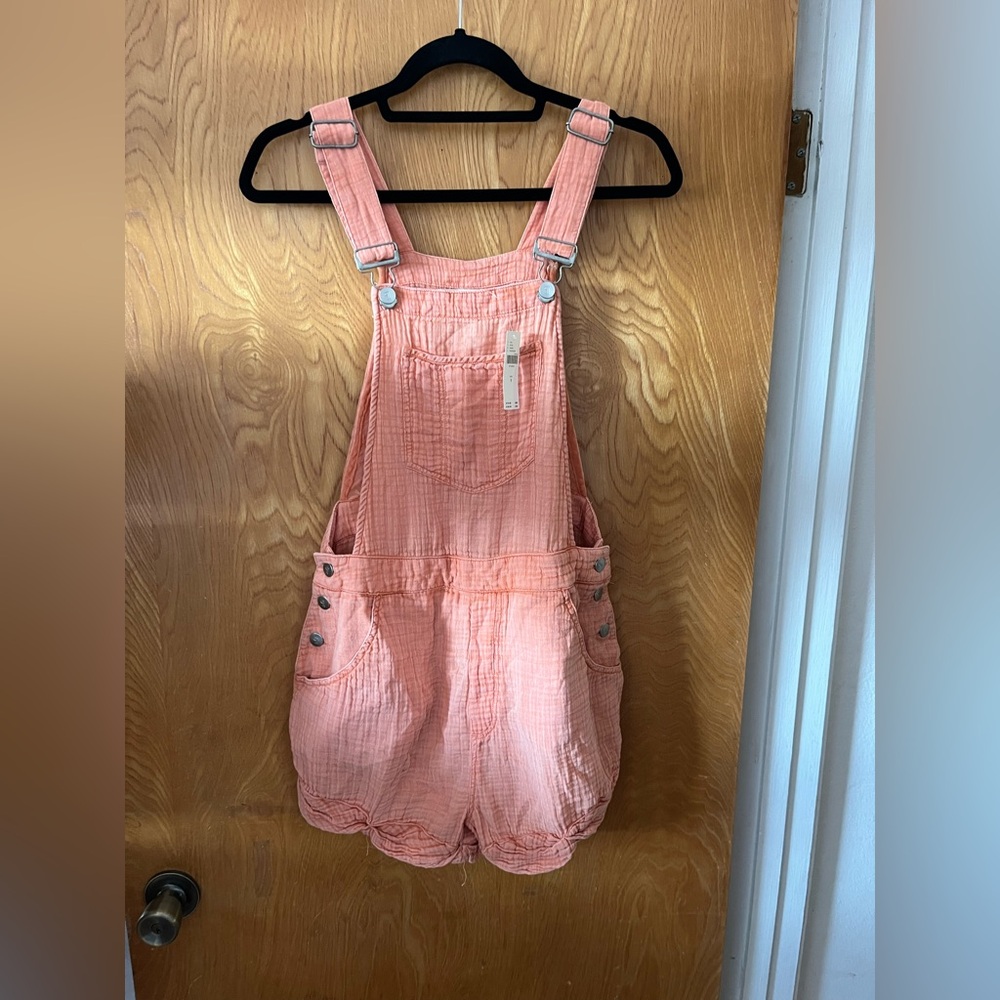 Anthropologie Pilcro Pink Romper or shortalls 0 - Picture 2 of 11